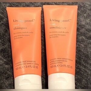 Living Proof Curl Shampoo and Conditioner for Waves, Curls, and Coils 3.04 OZ